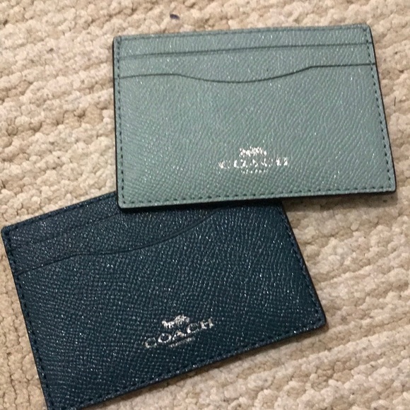Coach leather card cases. Only 1 each available. - Picture 1 of 3